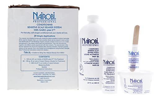Nairobi Conditioning Sensitive Scalp Relaxer System Kit 20 Single Applications