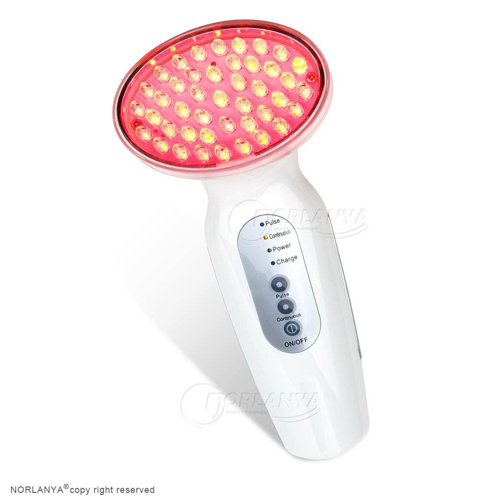 NORLANYA BEAUTY EQUIPMENT NORLANYA RED Light Skin Care Device, Red LED Wrinkles Removal Collagen Boost Skin Tightening