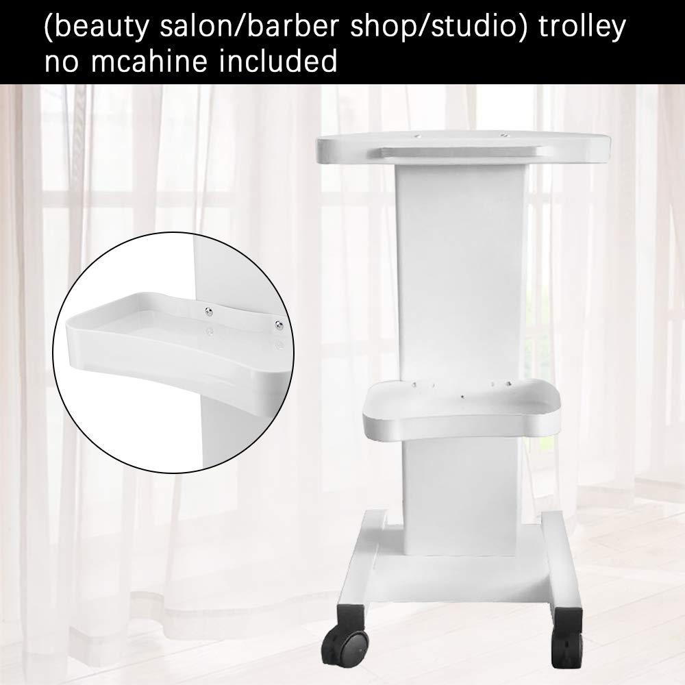 FARDIESER Beauty Salon Trolley Stand Rolling Cart, Mobile Rolling Cart Beauty Medical Tools Storage Trolley Beauty Cart Hair Salon Storage Equipment Professional Salon Spa Trolley Cart(35 * 35 * 70cm)