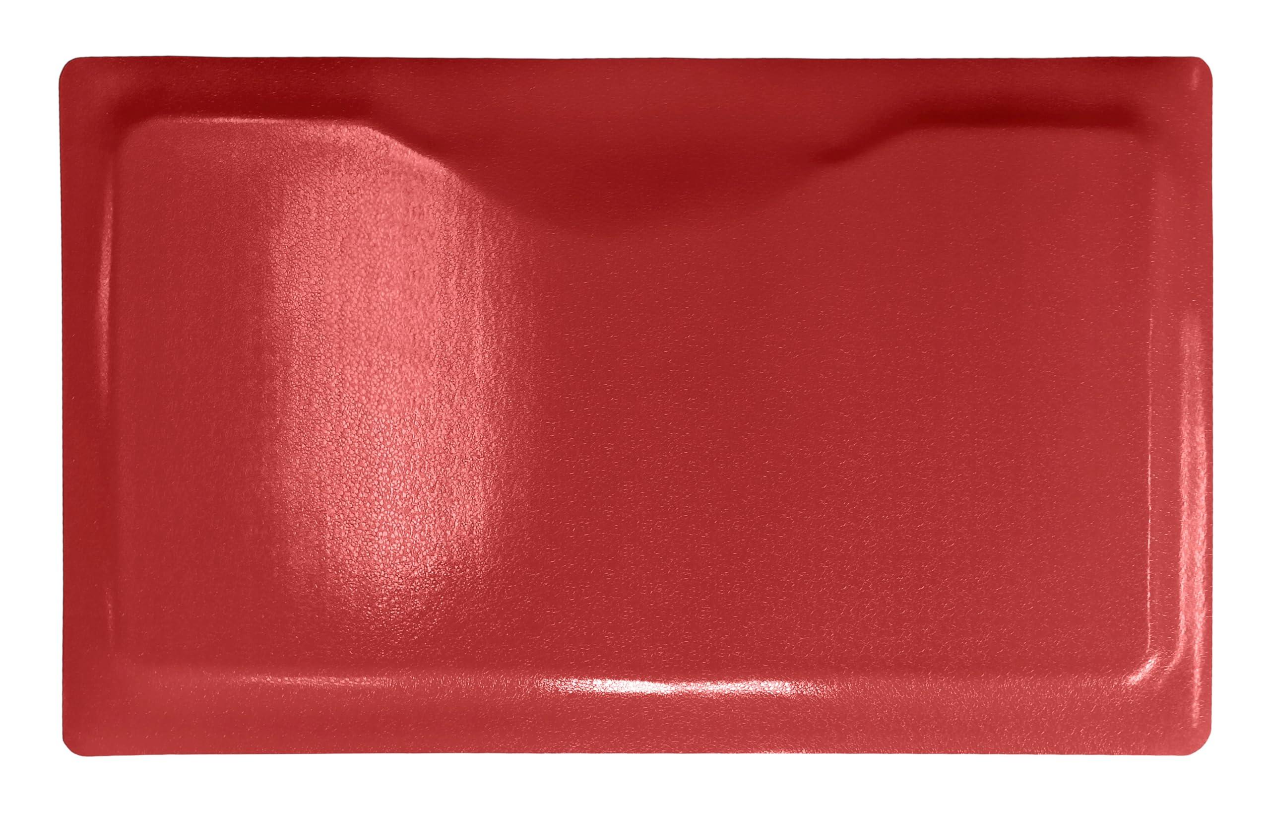 Rhino Mats Rhino Mats, Rhino Hide Rectangle Anti-Fatigue Salon Mat, 4\' Width x 5\' Length x 1/2\" Thickness, Red