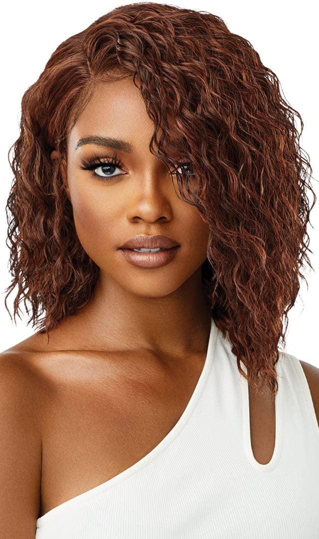 Outre Outre Synthetic Pre-Plucked HD Transparent Lace Front Wig- GRETA (DRCHOCRM)