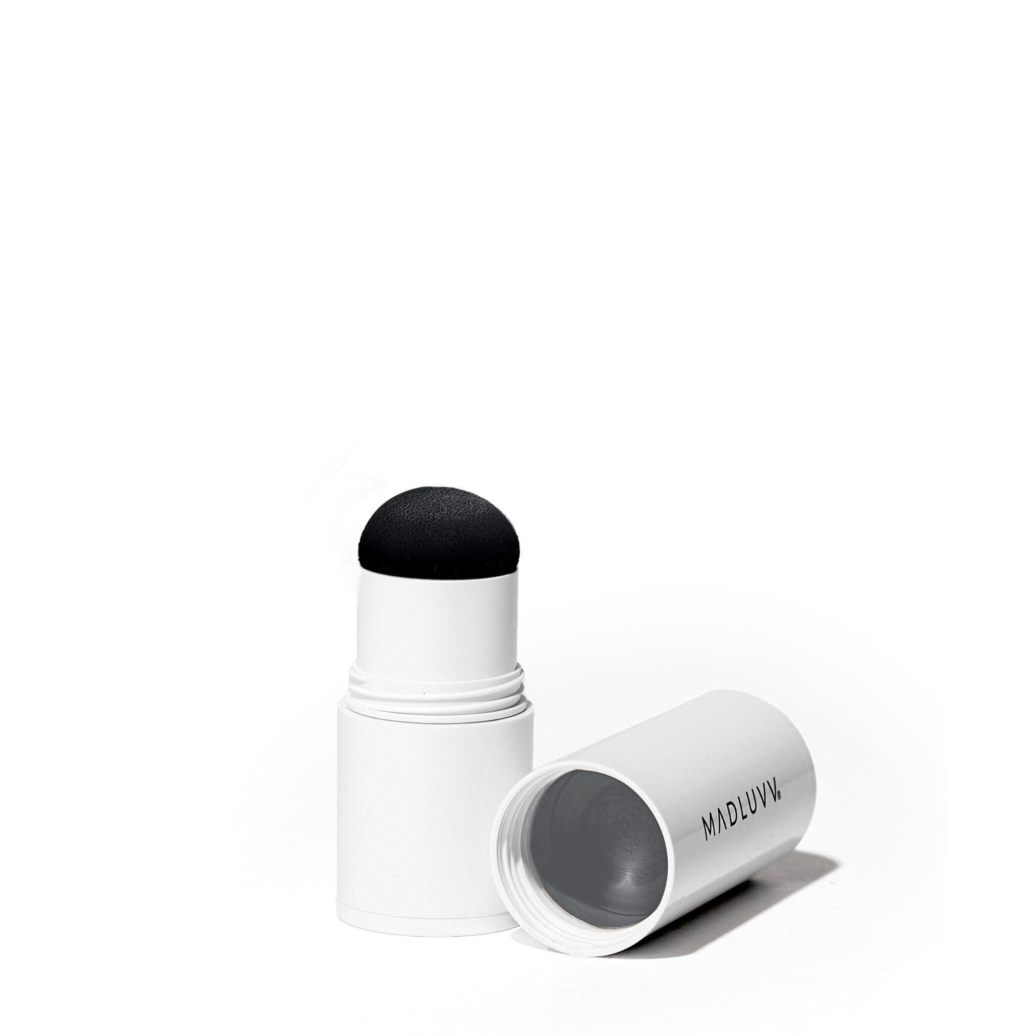MADLUVV MADLUVV Brow Stamp Refill* - Color Stamp for Brows & Root Touch Up for Women & Men, Instantly Conceal Hair Loss, Grey Hair, Thinning Hair with Stain-Proof/Smudge-Proof Powder Formula (Dark Grey)