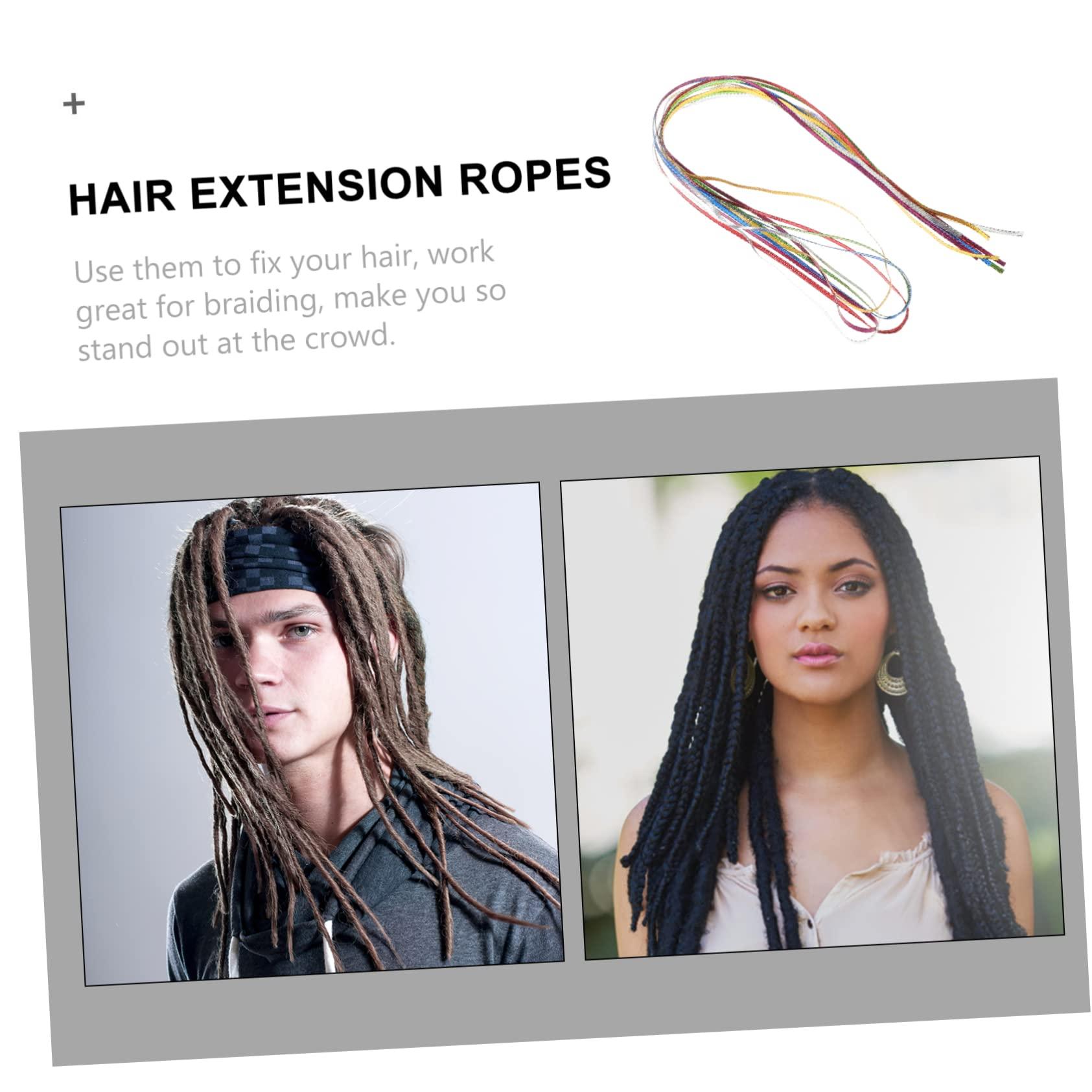 Ipetboom Ipetboom 18 Pcs Dreadlocks Headband Bows for Clear Hair Bands Ribbons for Hair Beads for Hair Clip Hair Beads Hair Elastics Hair Bands for Little Hair Loop Polyester