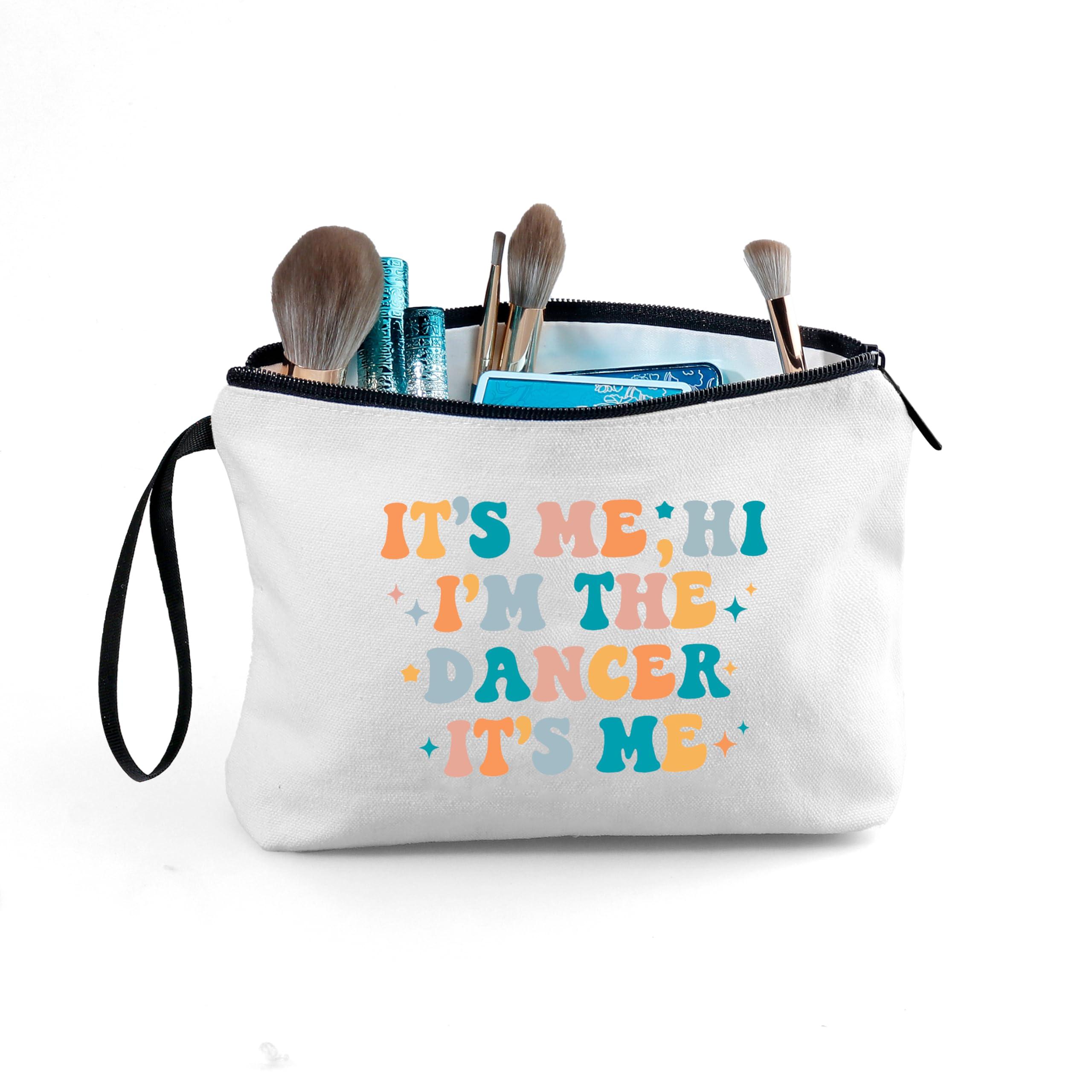 KONSOM KONSOM Dance Gifts, Dance Teacher Gifts, Dance Makeup Bag, Dancer Gifts,Dance Moms Merch, Dance Recital Gifts for Girls,Appreciation Gifts for Women Daughter Dance Teams Ballet Sister,Christmas Gifts