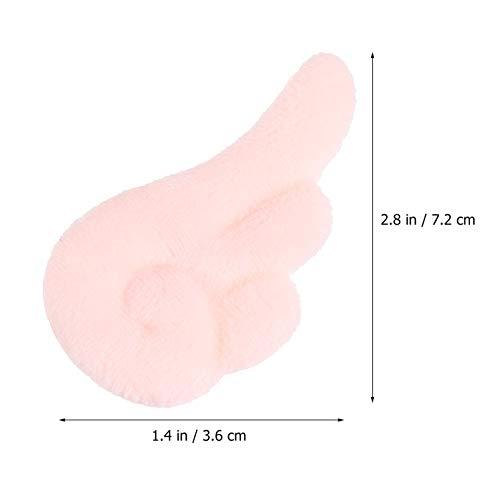 Beaupretty Beaupretty 1 Pair Angel Wings Hair Clips, Plush Angel Wings Hair Pins Non Slip Hair Clamps Cute Hair Accessories for Girls Women(Light Pink)
