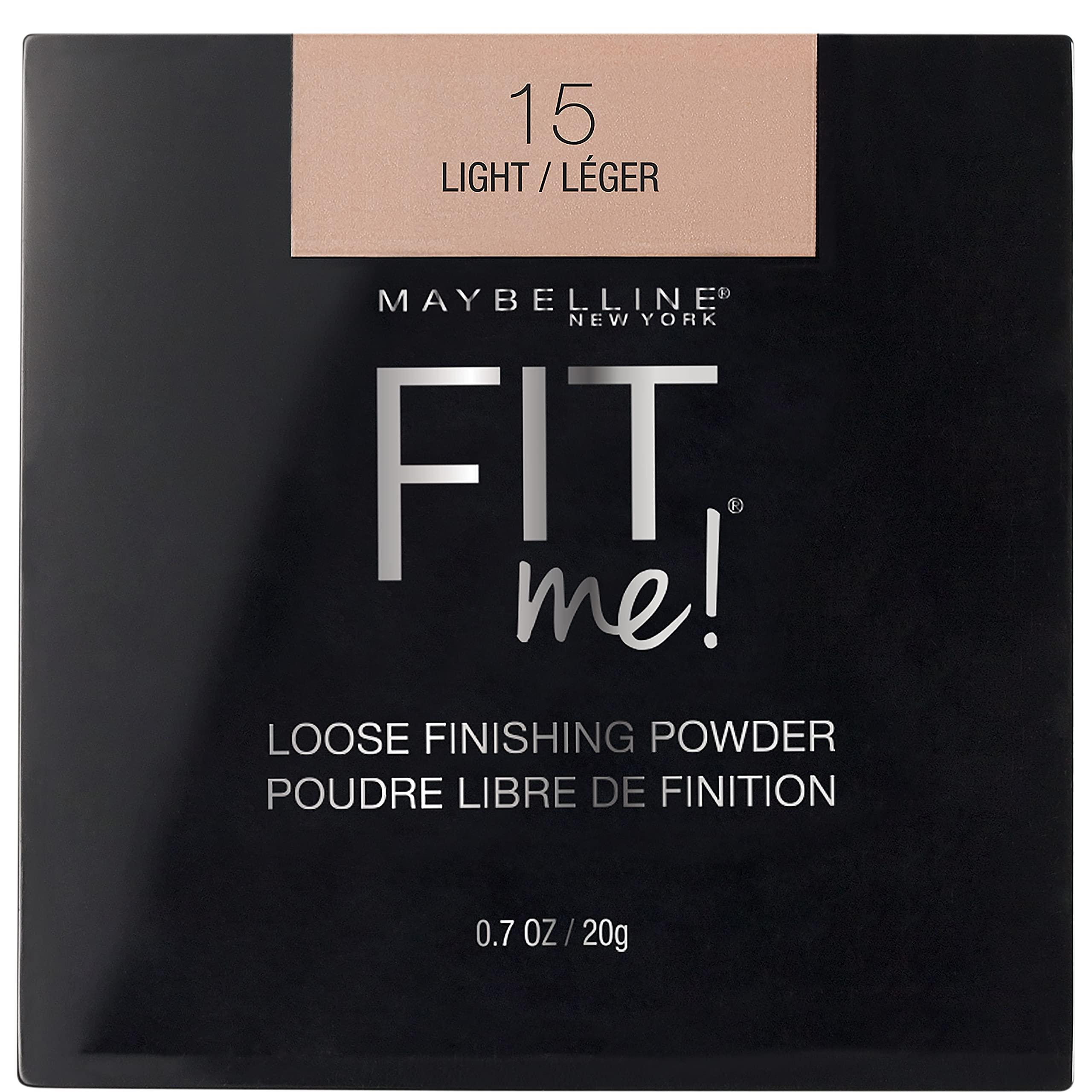 Maybelline New York Maybelline Fit Me Loose Setting Powder, Face Powder Makeup & Finishing Powder, Light, 1 Count