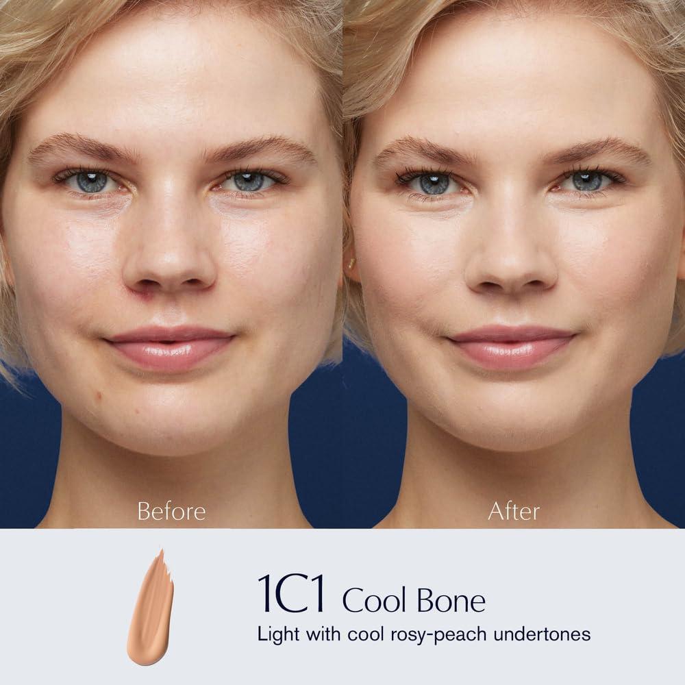 Este Lauder Este Lauder Double Wear Stay-in-Place 24-Hour Long-Wear Matte Foundation Makeup, 1 Fl Oz, 1C1 Cool Bone