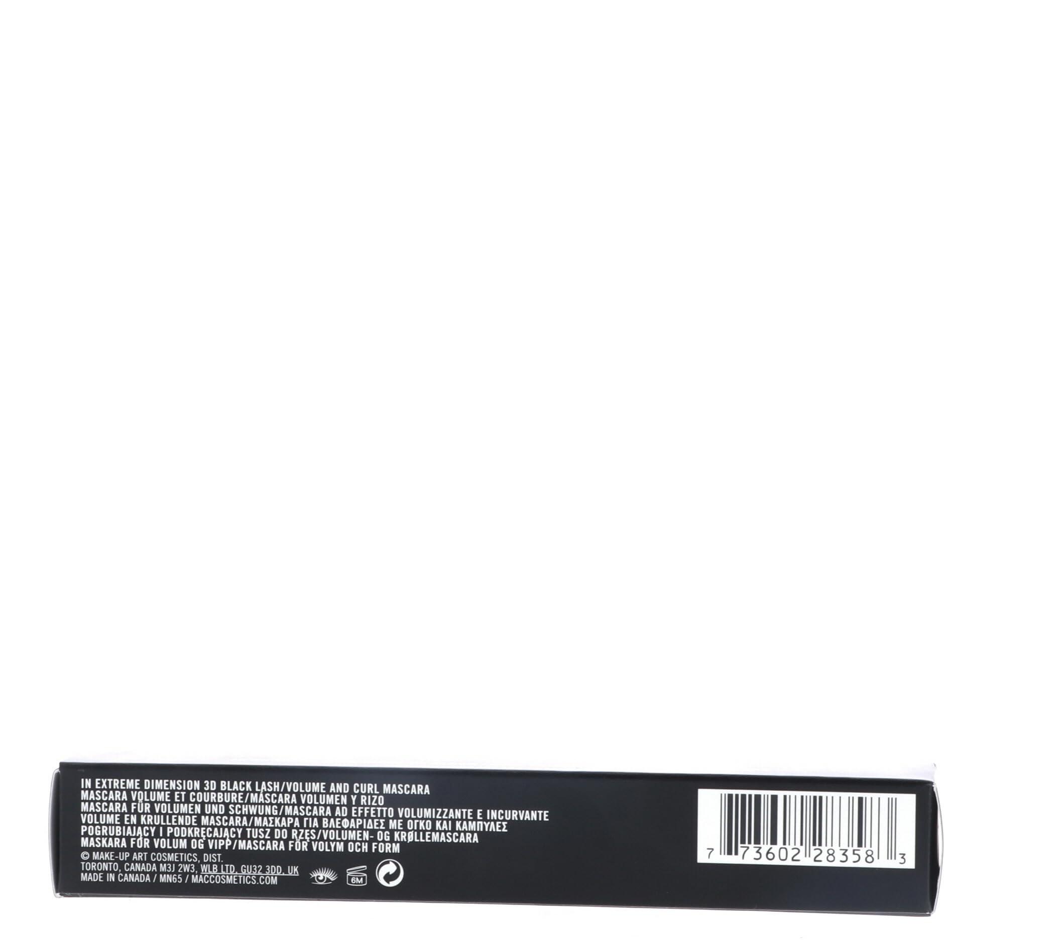 MAC MAC In Extreme Dimension 3D Black Lash Mascara - Full Size New No Box