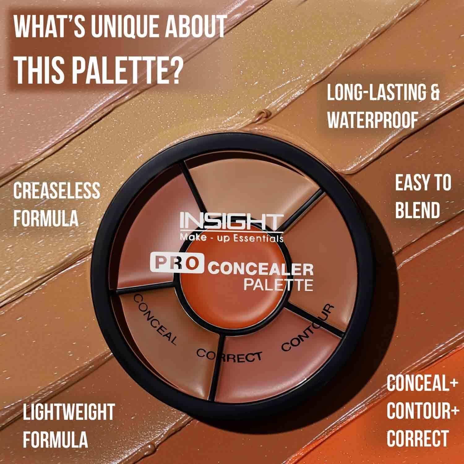 INSIGHT Insight Cosmetics Pro Concealer Palette - Corrector, 15gm
