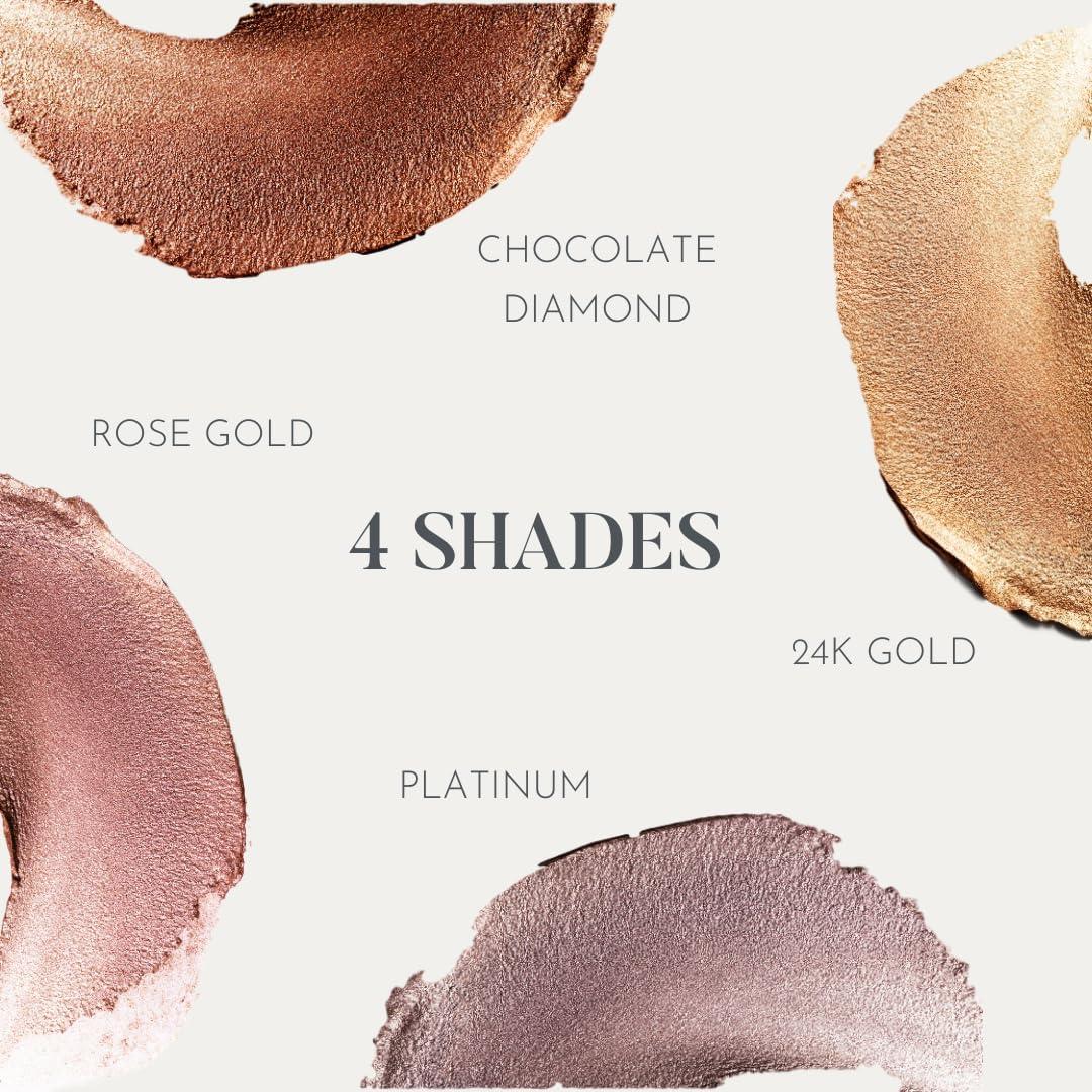 dome BEAUTY dome BEAUTY Eye Jewels 24-Hour Eye Shadow Vegan, Cruelty-Free Long-Lasting Cream Eyeshadow, Radiant Finish Eye Makeup for All Skin Tones, Easy-to-Blend, Smudge-Proof, Chocolate Diamond .15 fl oz