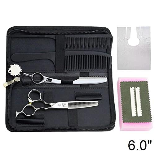N\A 6" professional hair scissors hairdressing thinning barber scissors japan hairdresser razor hot shears sissors salon hairstylist ( Color : 6138-Thinning )