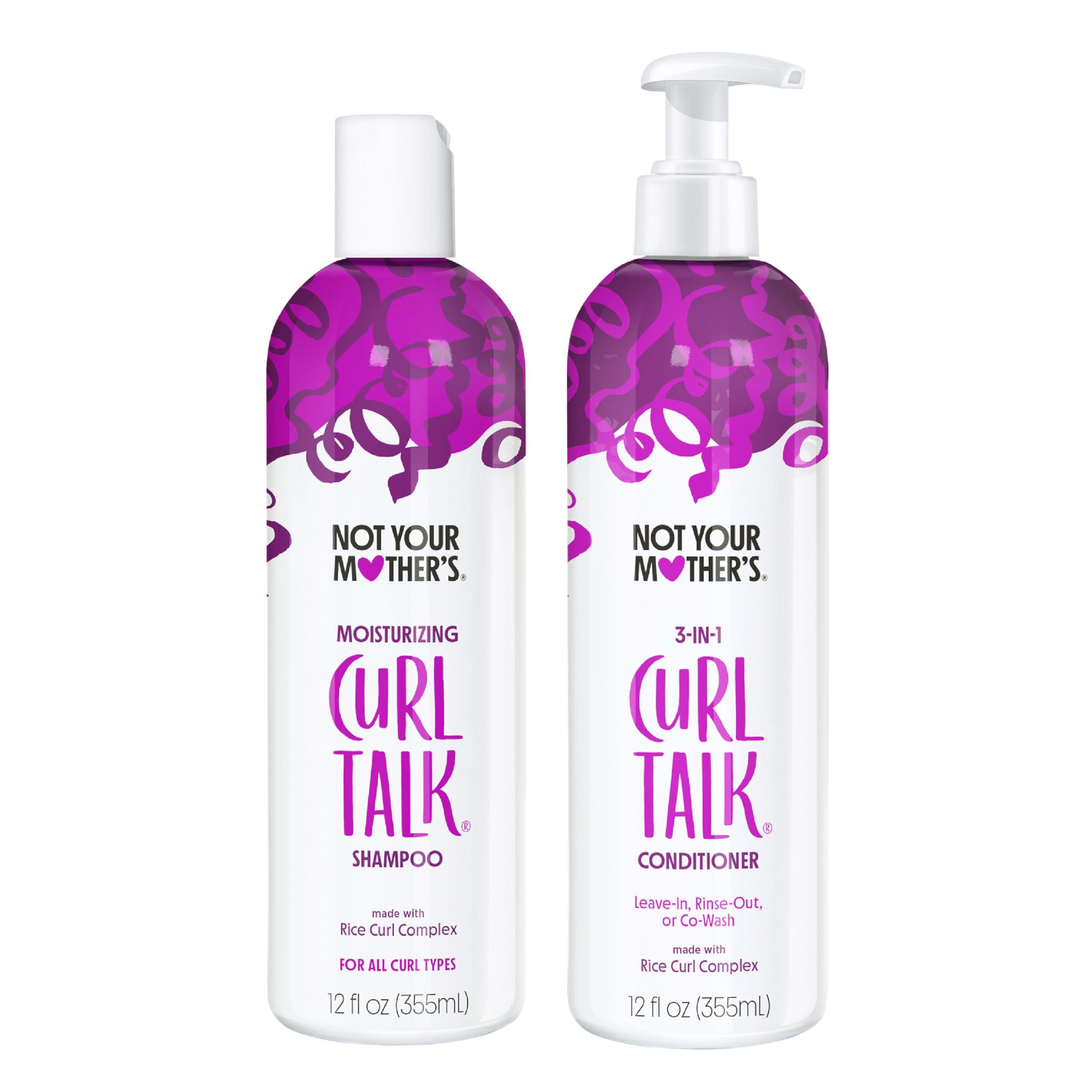 Not Your Mother's Not Your Mother's Curl Talk Shampoo and Conditioner - 12 fl oz (2 Pack) - Shampoo and Conditioner for Curly Hair