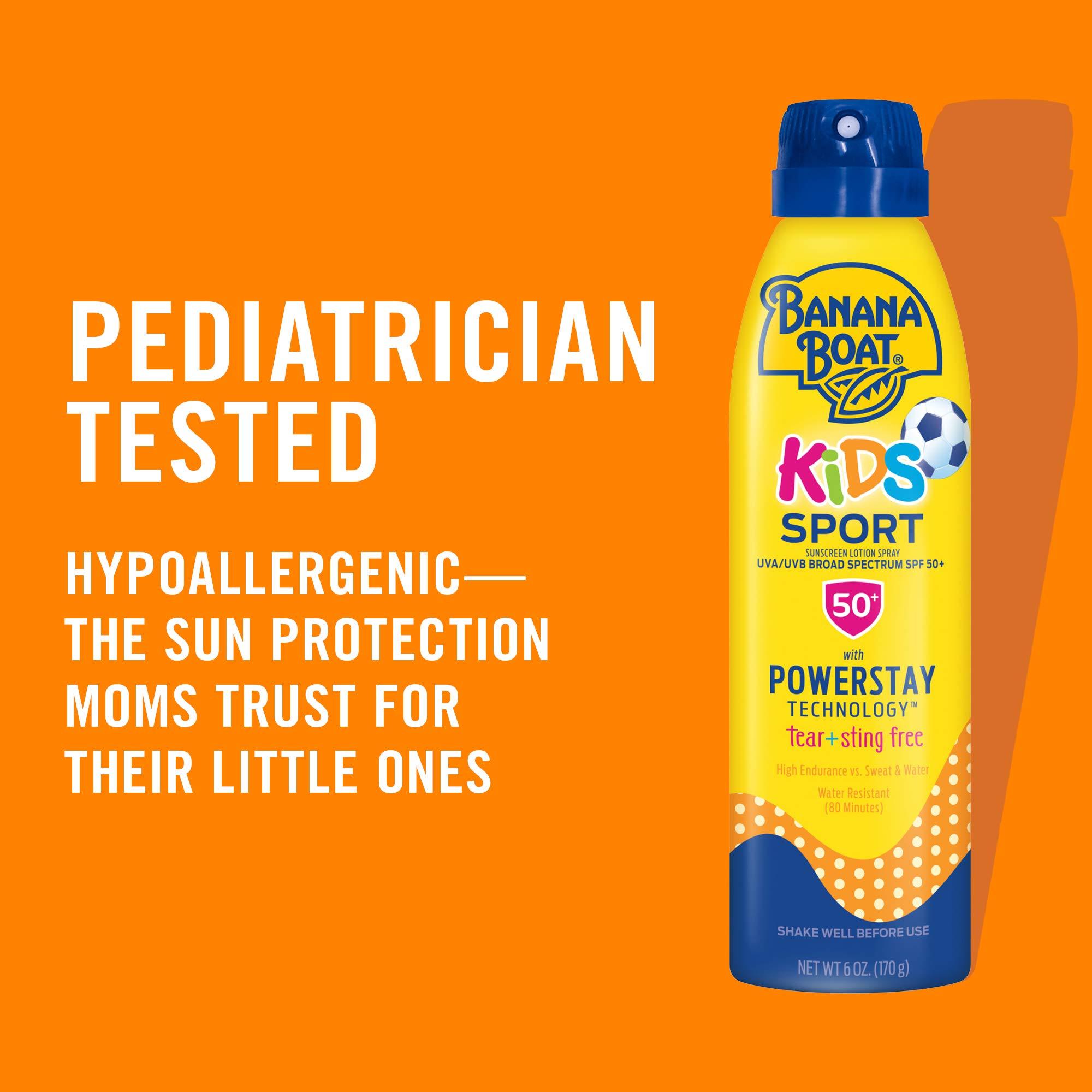 Banana Boat Banana Boat Kids Sport Sunscreen SPF 50, 9.5oz | Family Size, Oxybenzone Free