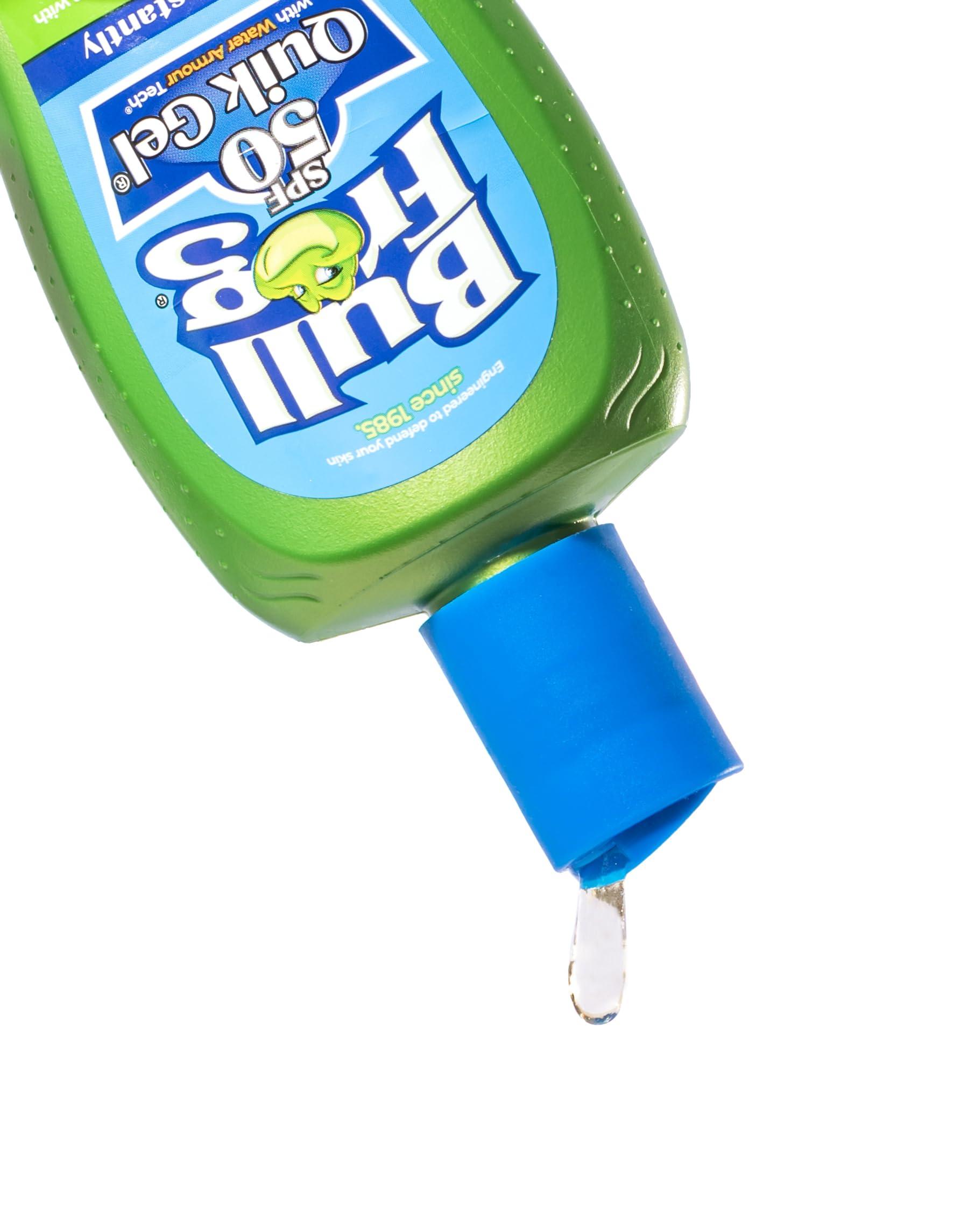 BullFrog Bullfrog Quik Gel Sunscreen SPF 50 | Oxybenzone & Octinoxate Free | Broad Spectrum Moisturizing UVA/UVB, 5oz…