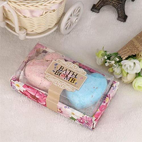 BuyBnK 2pcs Heart shape Bath Bombs