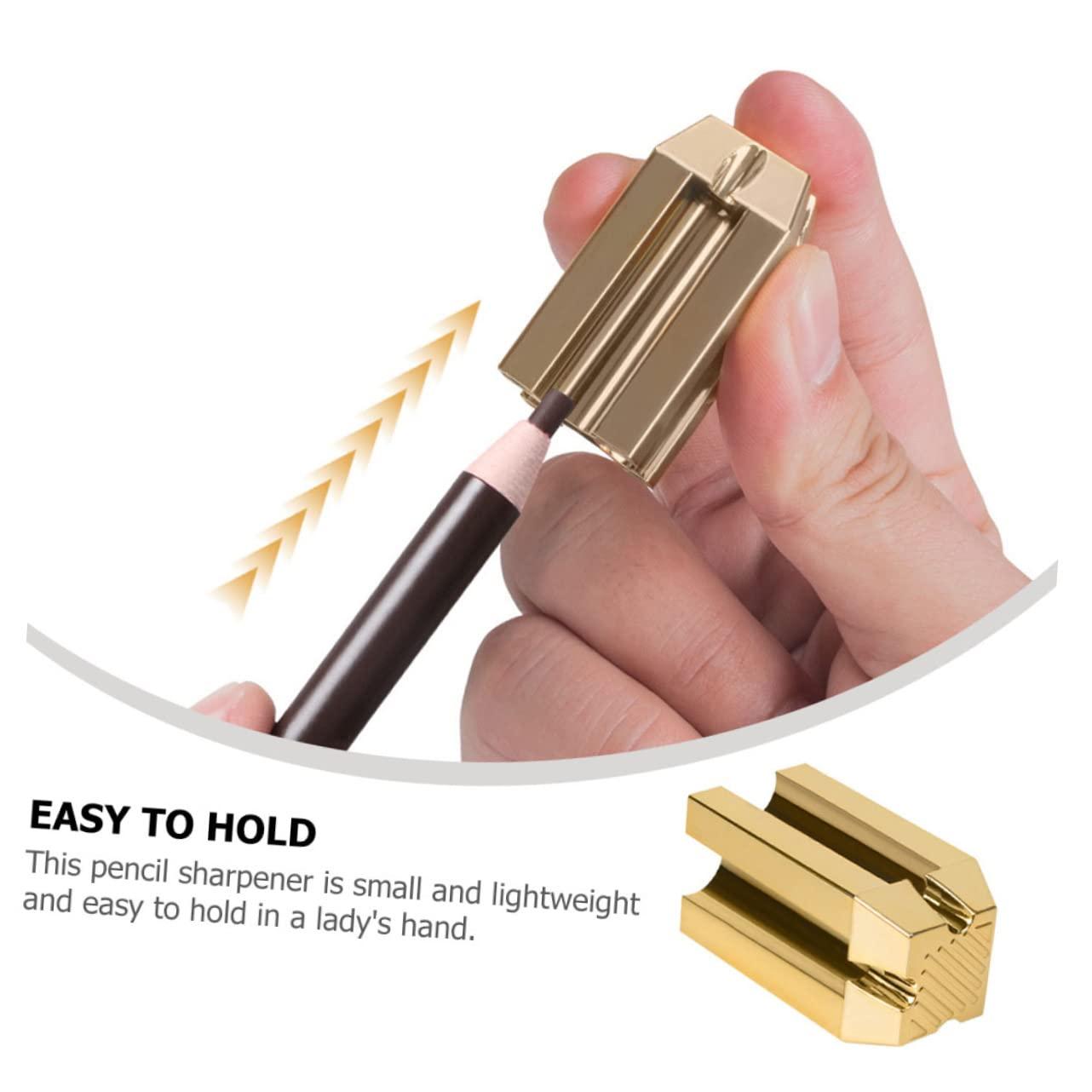 PAMINGONO PAMINGONO Small Lightweight Pencil Sharpener for Eyebrow Eyeliner Pencil Sharpener Auxiliary Pencil Trimmer