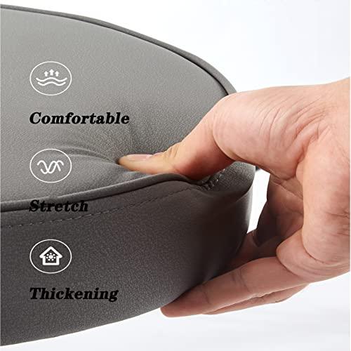 ZJXDPBF Swivel Rolling Bar Stool on Wheels, Office Study Beauty Salon Stool with Round Seat & Nylon Feet, Height Adjustable 48-60 cmr:Green