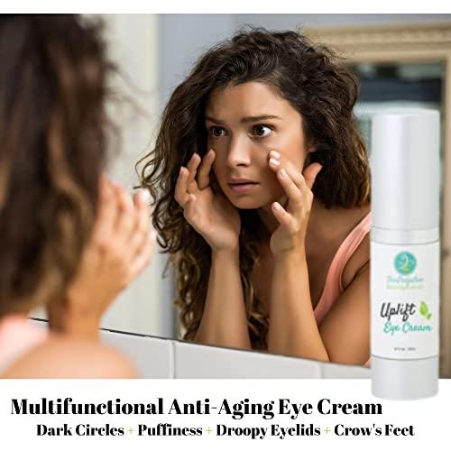 Skin Perfection Revitalize Your Eyes: Uplift Anti-Aging Eye Cream for Dark Circles, Wrinkles & Puffiness Copper Cream Peptide Complex Haloxyl Lift Tighten Droopy Lids Argireline Matrixyl Pepha Tight .5 oz
