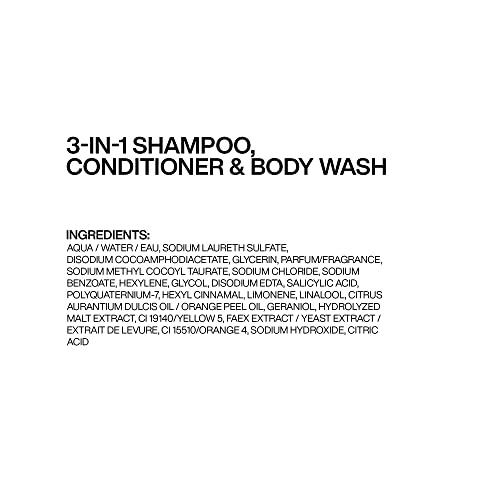 Redken Brews Redken Brews 3-IN-1 Shampoo For Men, Shampoo, Conditioner And Body Wash, Mens Shampoo 10.1 fl. oz