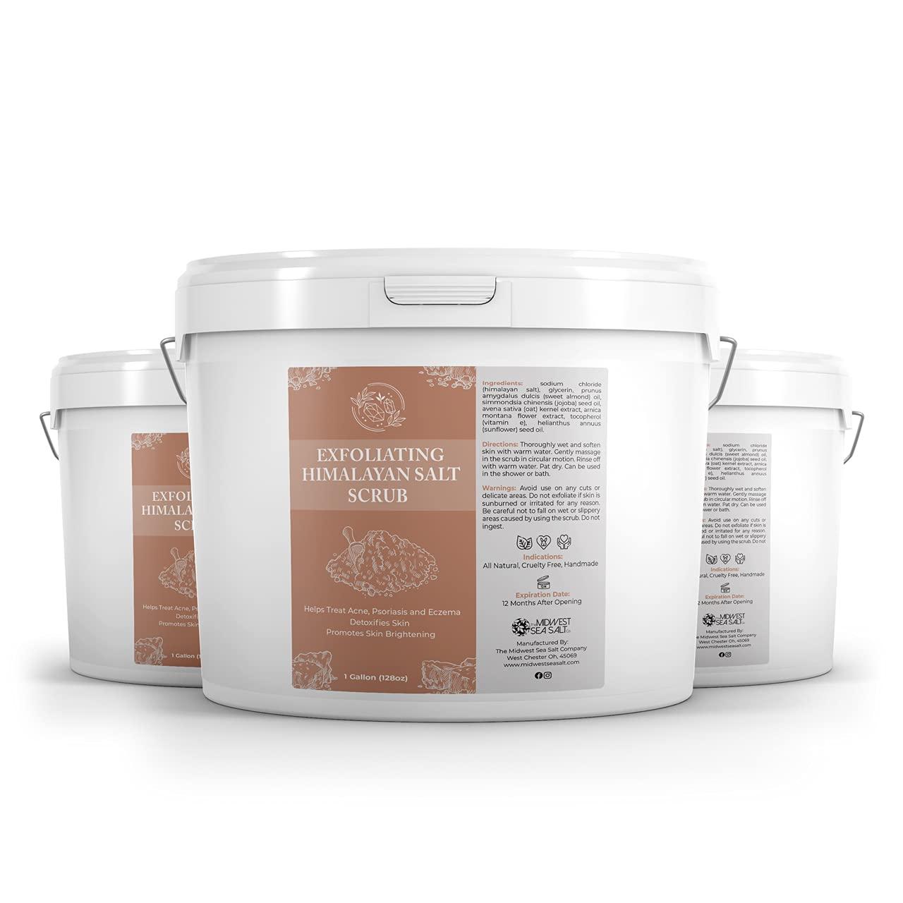 Midwest Sea Salt Company Exfoliating Himalayan Salt Scrub - 128oz - Chamomile