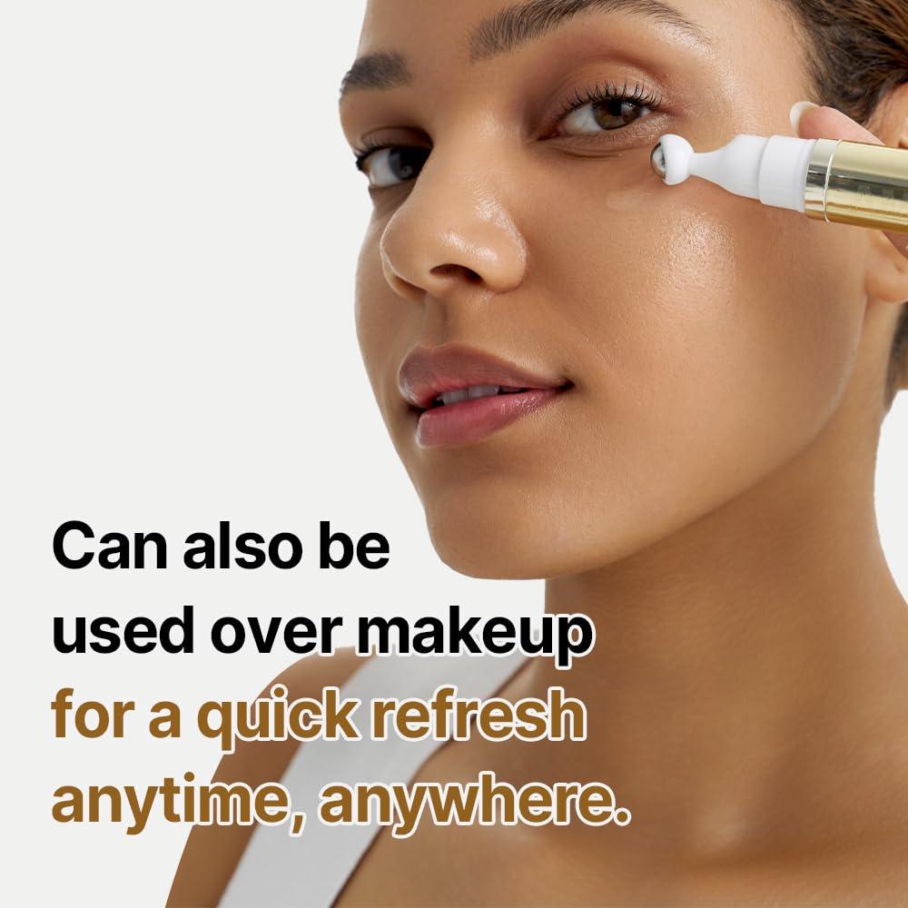 isoi ISOI Intensive Lifting Ampoule Stick 15ml (0.5 fl.oz) | Anti-Aging Wrinkle with Gua Sha Roller | Tighten and Rejuvenate Fine Lines with Bulgarian Rose Oil | Korean Skin Care