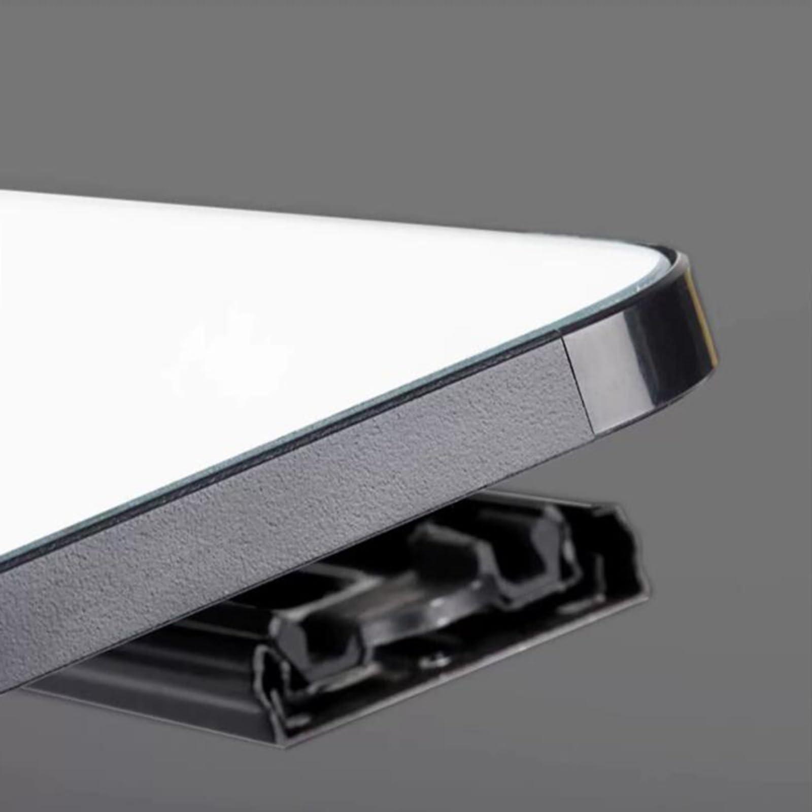 LXP LXP Wardrobe Mirror, Built-in Sliding Mirror Wardrobe, Swing Door Full-Length Mirror, Built-in Rotating Hidden Folding Telescopic Full-Length Mirror 110 * 35cm (Color : Black, Small : 120cm)