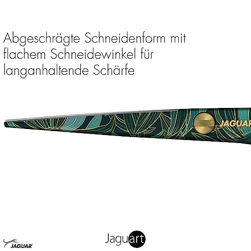 JAGUAR Jaguar Exotic Island Jungle Green Hairdressing Scissors, Right Handed Offset Handle, 5.5 Inch