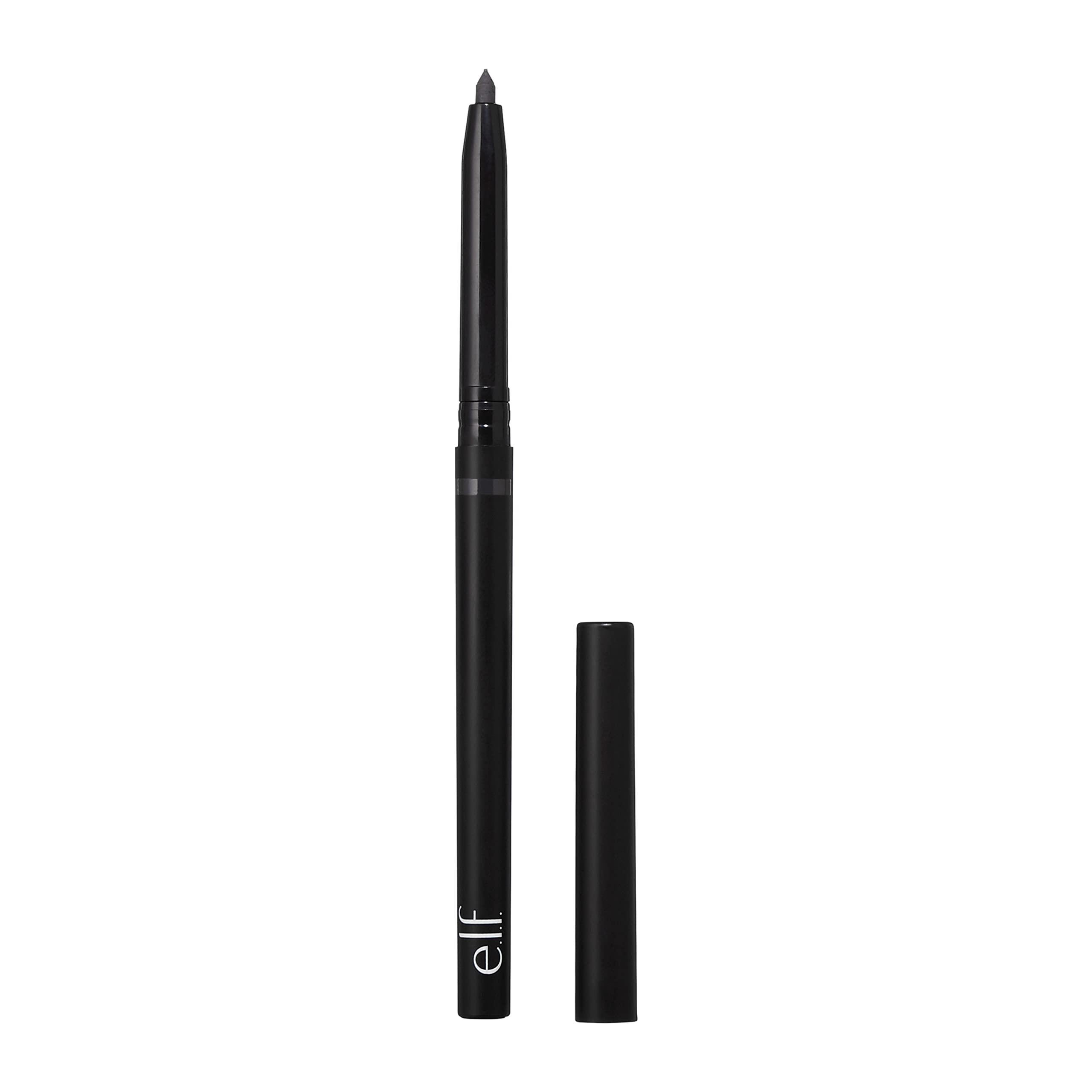 e.l.f. e.l.f, No Budge Retractable Eyeliner, Creamy, Ultra-Pigmented, Long Lasting, Enhances, Defines, Intensifies, Boldens, Grey, All-Day Wear, 0.006 Oz