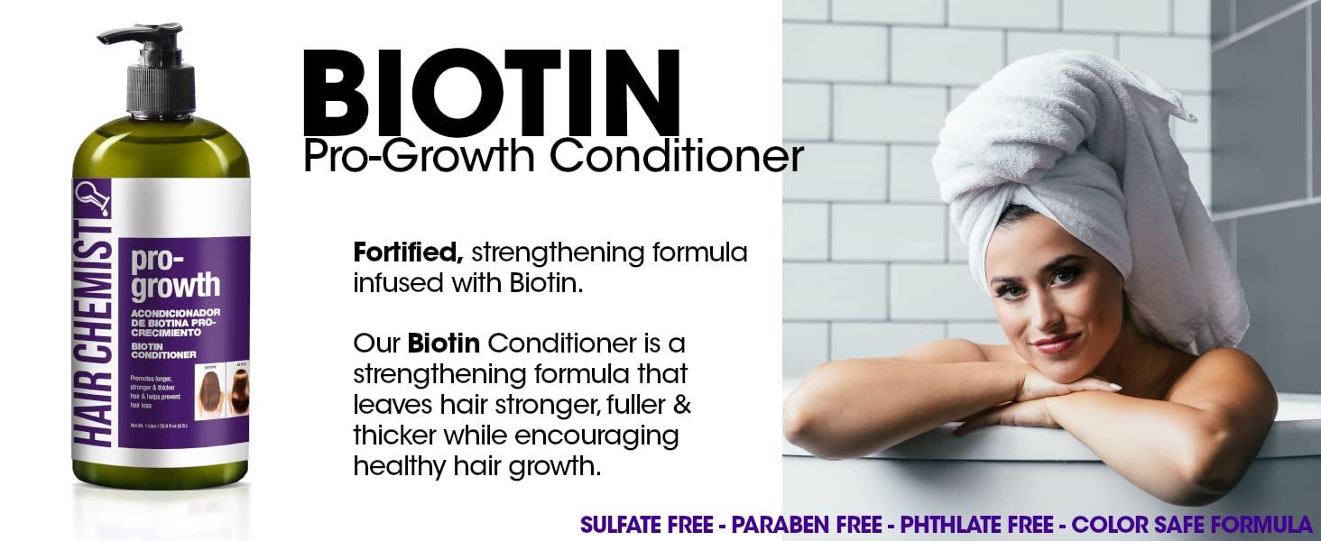 Hair Chemist Hair Chemist Pro-Growth Conditioner with Biotin 33.8 oz. - Conditioner for Thinning Hair & Hair Growth