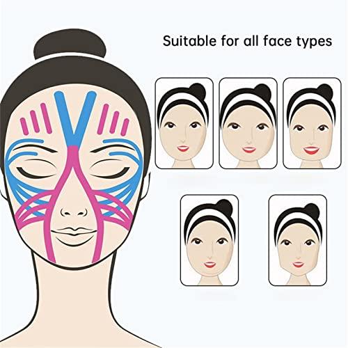 MatureGirl Wrinkles Multifunctional Face Tape Wrinkle Plasters Wrinkle Patch Lifing Pads Facial Smoothies for Forehead Wrinkle Eye Nose Lines Red Skin White Masks (G, One Size)
