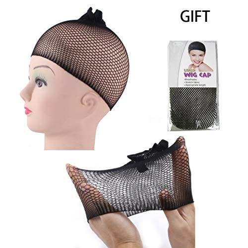 Beweig Beweig Half Pink Half Black Wavy Wigs Long Curly Wavy Split Synthetic Wig with Bangs Halloween Cosplay Wigs for Women