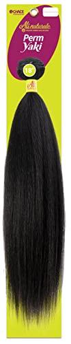 Chade Fashions Inc Chade Fashions Ali-naturale Perm Yaki High Heat Synthetic Hair Flat Style Loose Ends - ANY30" (1B)