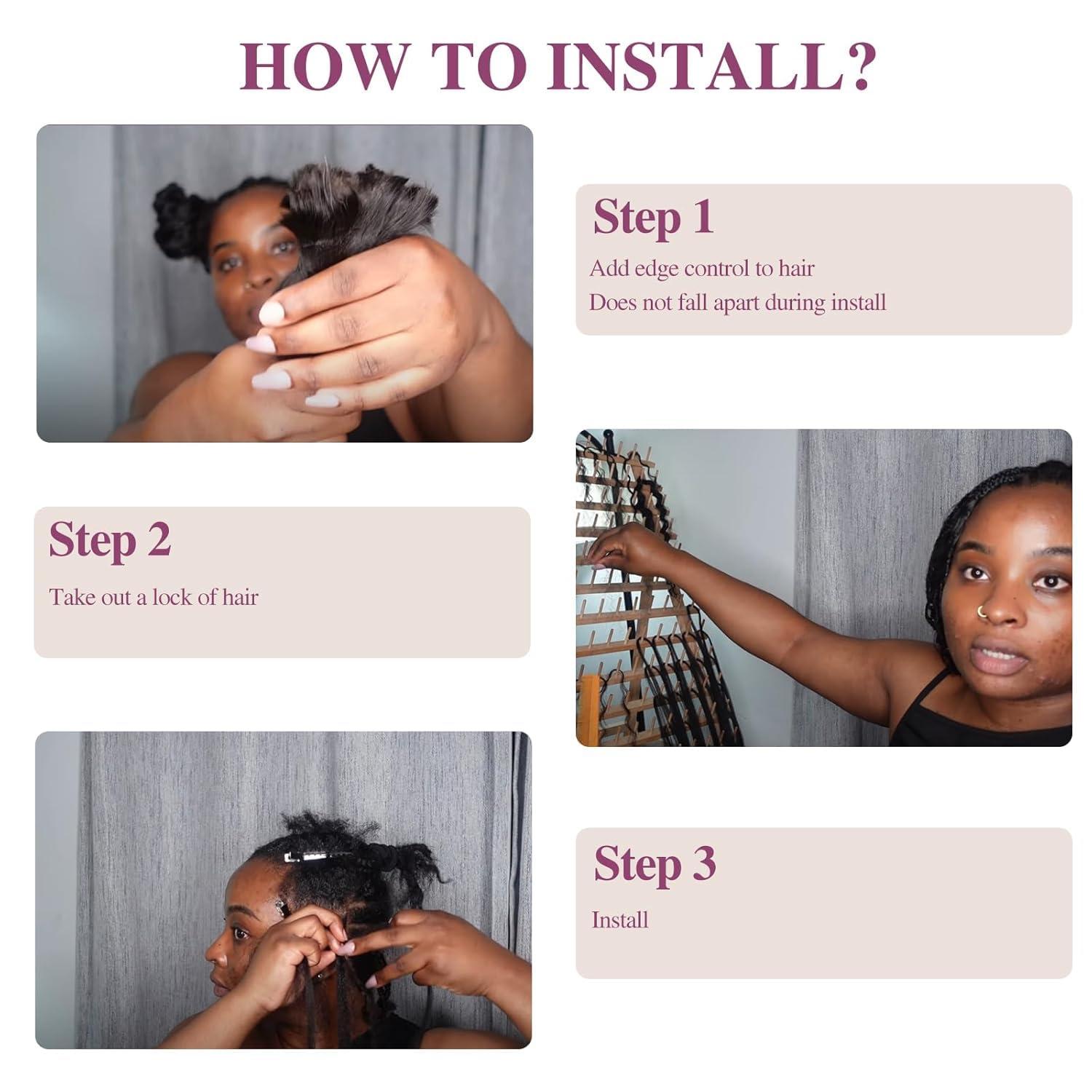 SUYIAPIY SUYIAPIY Boho Hair for Braiding Deep Wave Bulk Hair for Braiding Curly Braiding Hair Wet and Wavy Braiding Hair Deep Water Wave Braiding Hair Extensions (Bug#, 18 inch,8pack)