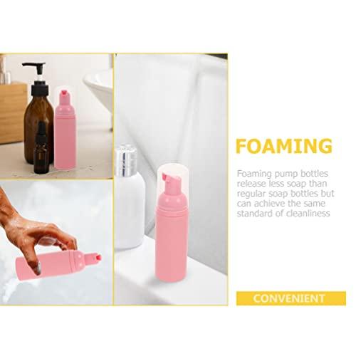 Beavorty 8pcs Frosted Foam Bottle Small Pump Bottle Travel Shampoo Bottles Foam Soap Dispenser Foam Dispenser Bottle Foaming Soap Dispenser Shampoo Pump Dispenser Bottle