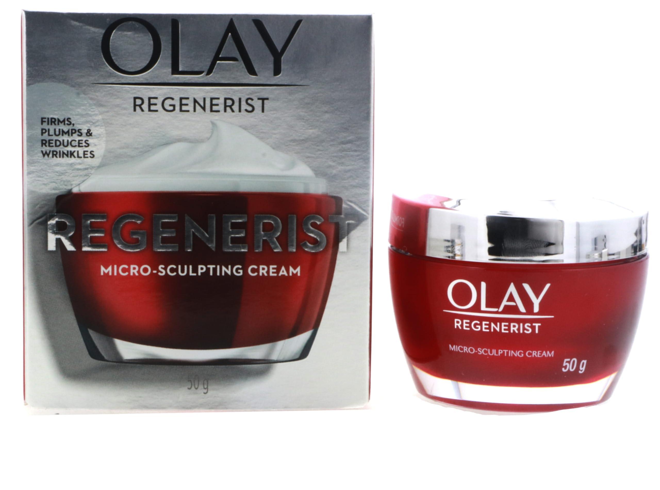 PG 0LAY Regenerist Micro-Sculpting Cream, Moisturizer 1.7 oz (48 g) - MicroSculpting Micro Sculpting