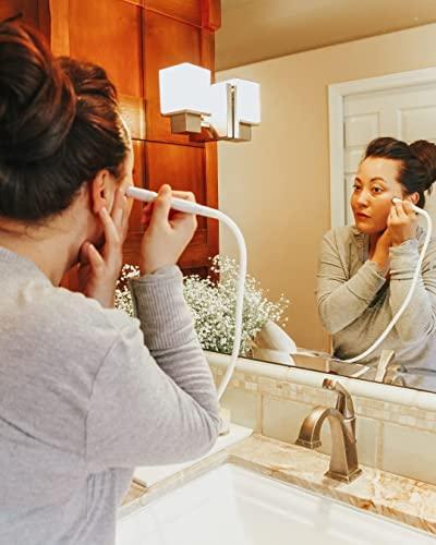 Trophy Skin Trophy Skin MicrodermMD - At Home Microdermabrasion Kit - Anti Aging and Acne Treatment - Contains Real Diamond and Pore Extractor Tips to Rejuvenate Skin and Reduce Acne Scars - Blush