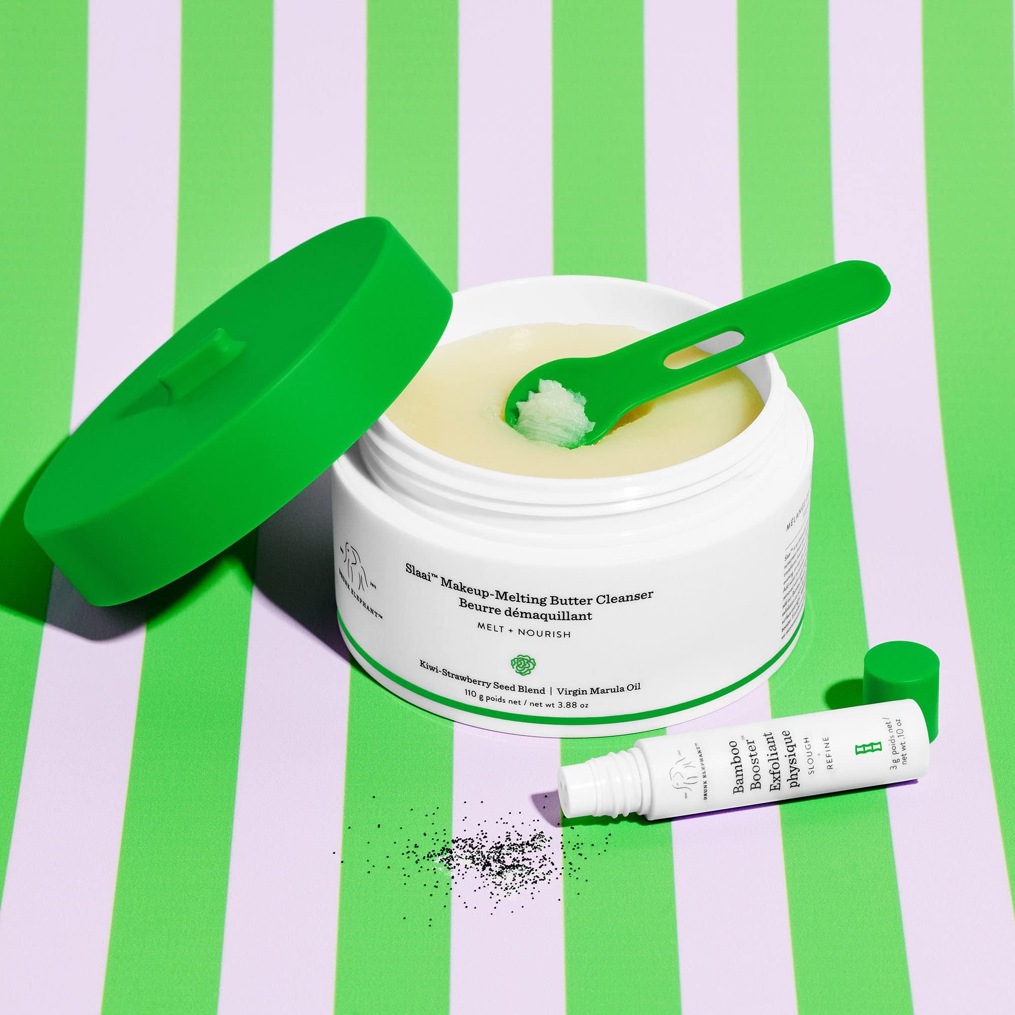 Drunk Elephant Drunk Elephant Slaai Makeup Melting Butter Cleanser for Women - 3.8 oz Makeup Remover | Nourishing Balm Cleanser | Removes Makeup & Impurities