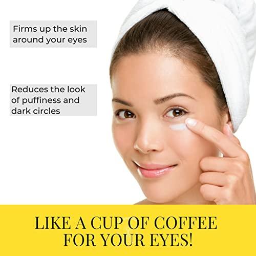 Doppeltree Doppeltree Caffeine Under Eye Cream Anti Aging Men and Women, for Wrinkles, Puffy Eyes and Dark Circles - Brightening & Firming, Minimize Bags, Puffiness and Fine Lines