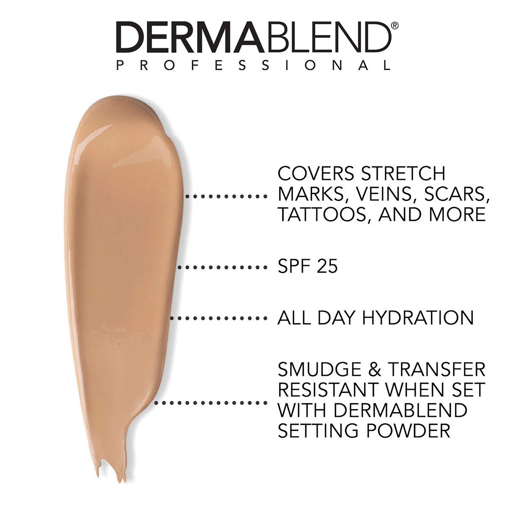 Dermablend Dermablend Leg and Body Makeup Foundation with SPF 25, 20N Light Natural, 3.4 Fl. Oz.