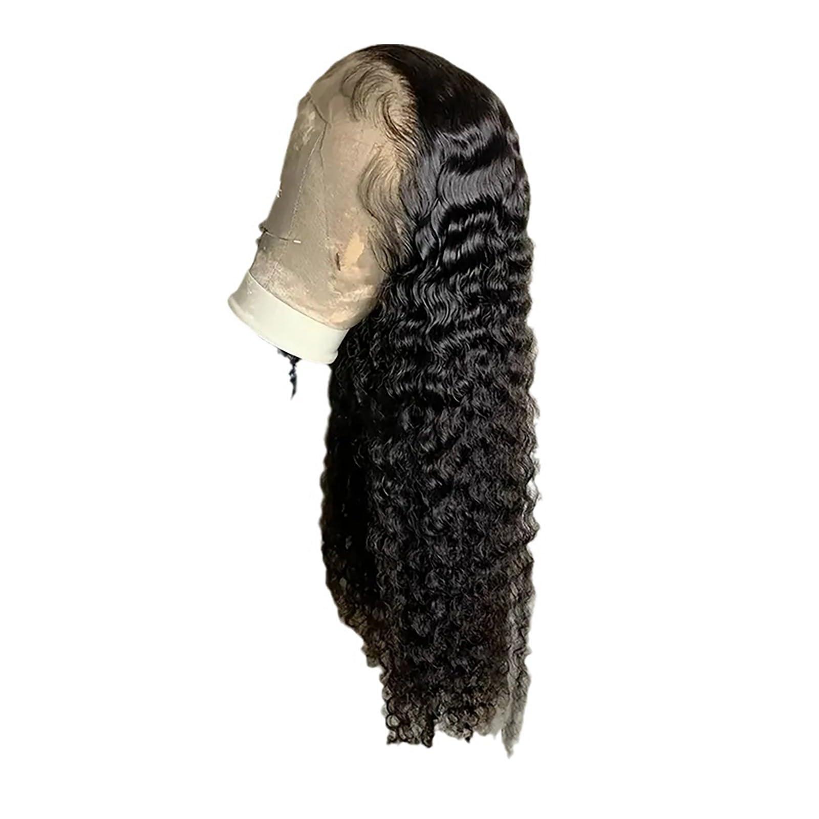 Bagmrteho Bagmrteho Hair Bundles Lace Front European And Fashion Wig Headgear African Small Coiled Tube Afro Curly Wig Mens Hair Conditioner (D, One Size)