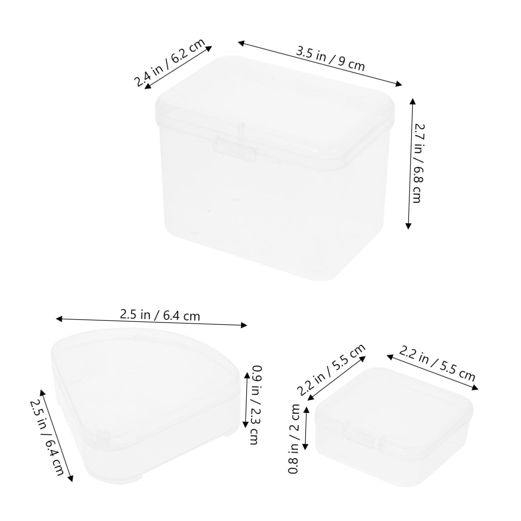 Beatifufu Beatifufu Powder Puff Beauty Box Set 4pcs Plastic Storage Boxes Makeup Sponge Holder Travel Size Sturdy and Easy to Store