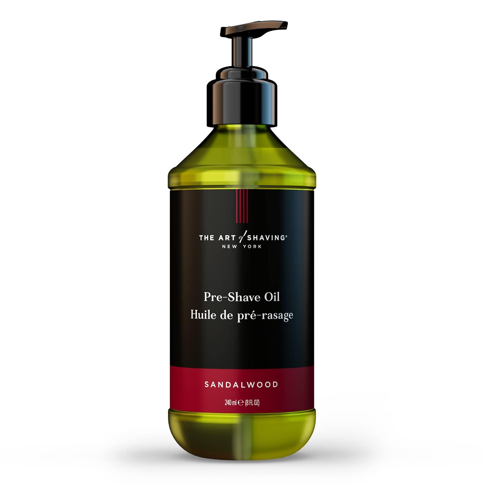 The Art of Shaving The Art of Shaving Pre Shave Beard Oil - Shaving Oil for Men, Protects Against Irritation and Razor Burn, Clinically Tested for Sensitive Skin, Sandalwood, 8.1 Fl Oz