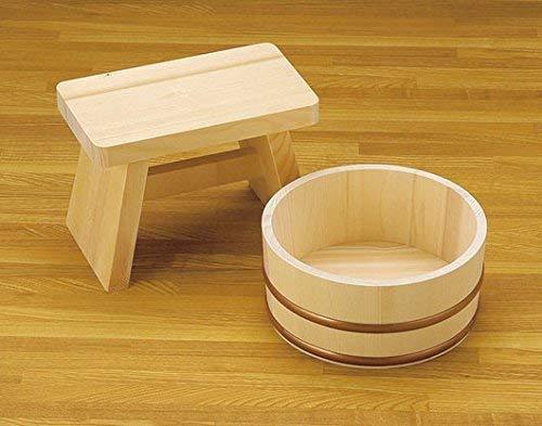Yamako Yamako Japanese Style Bath Set Chair and Furo-oke (wash basin) 85946