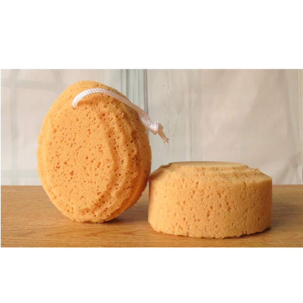 Healifty Healifty Bath Sponge Bath Balls Soft Honeycomb Durable Hanging Rope Oval Shaped Shower Ball Shower Sponge Body Cleansing Sponge for Men Women Bathroom Supplies 5PCS