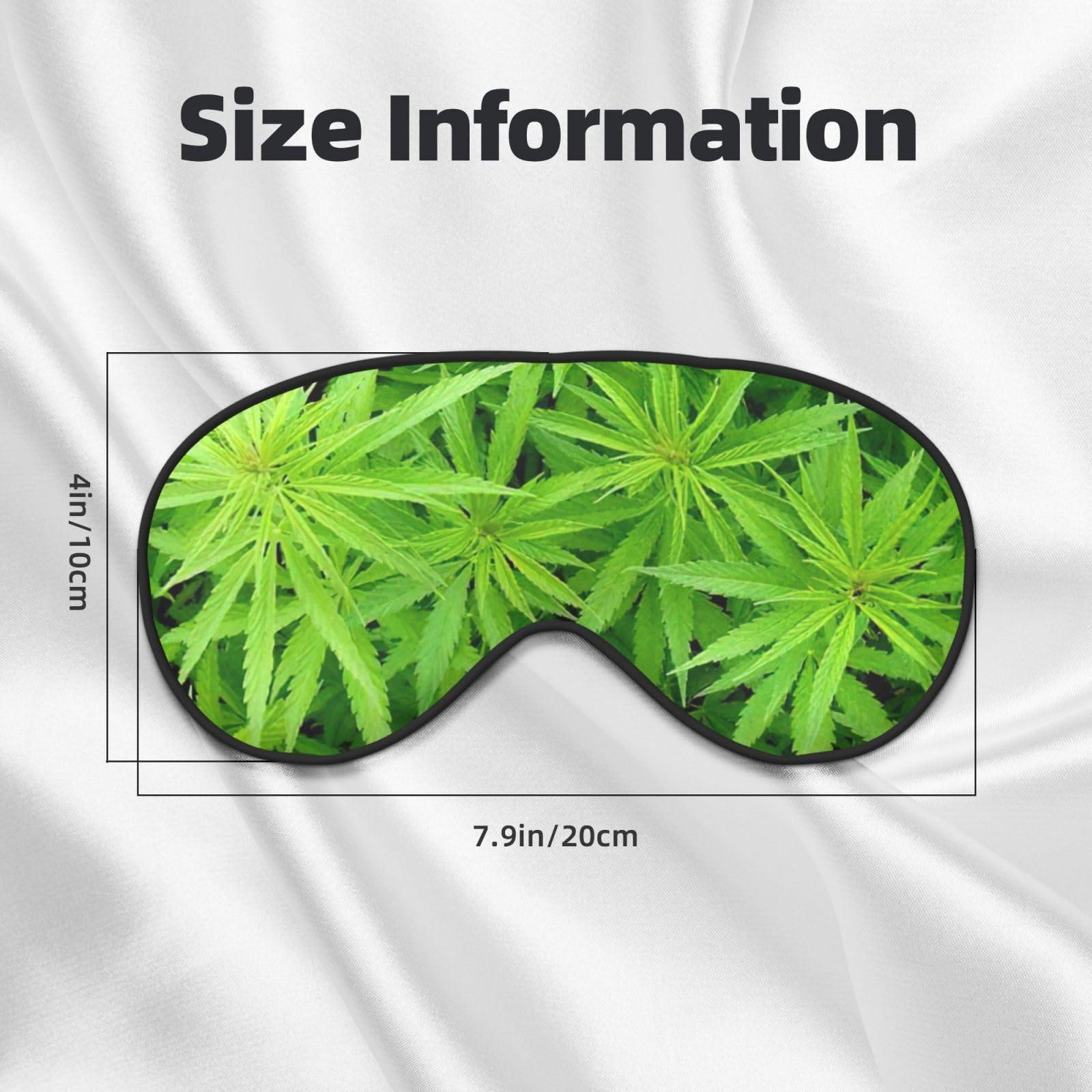 SSIMOO SSIMOO Green Leaf1 Soft Sleep Eye Mask,Female Breathable Eye Patch,Perfect For Travel And Relaxation