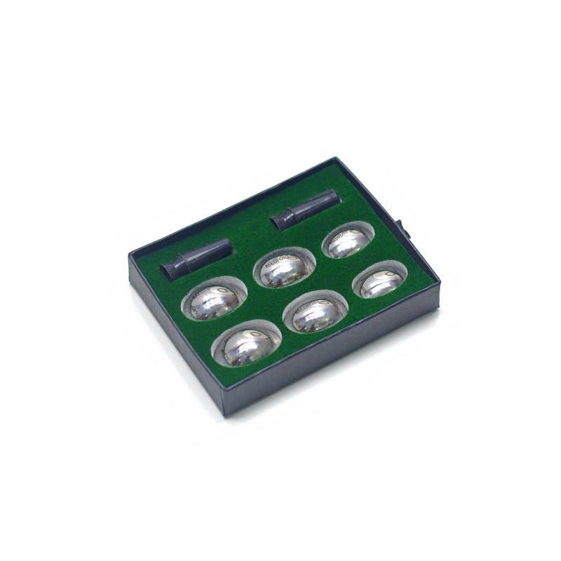 Medfort-Instruments Medfort-Instruments Corneal Eye Shield Protector Set, Stainless Steel with Suction Pump, 26mm X 17mm (Small), 29mm X 21mm (Large), 32mm X 21mm (X-Large), Set of 9 Pcs, Silver