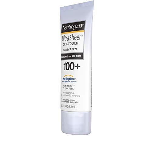 Neutrogena Neutrogena Ultra Sheer Dry-Touch Water Resistant and Non-Greasy Sunscreen Lotion with Broad Spectrum SPF 100+, 3 fl. oz