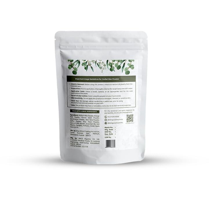 Generic Always Painless Herbal Body Wax Powder for Instant Hair removal, Easy to use at home-Green Apple Flavour- Quality tested- 100g