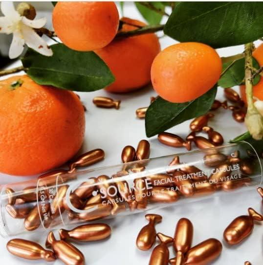 Adrien Arpel C-Source 12% Vitamin C Serum Capsules for Face by Adrien Arpel, Daily Facial Serum Helps Smooth Fine Lines and Wrinkles, Reduce Appearance of Dark Spots, 30 Capsules