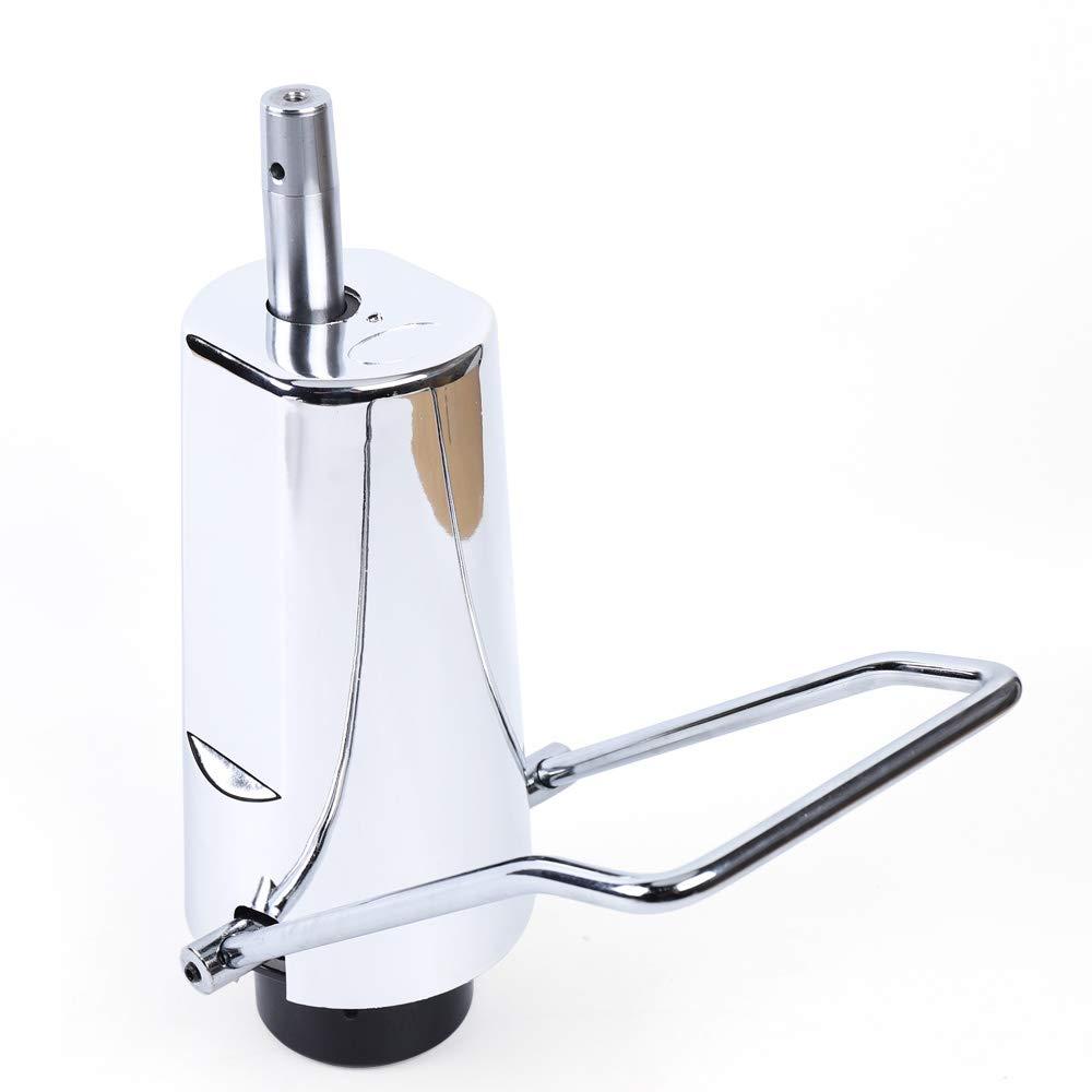 WDZCZDoo Barber Chair Hydraulic Pump w/ 23" Base, 661Ibs Barber Salon Styling Chair Replacement, 4 Bolt Pattern Pump, Adjustable Height 4.3", Height After Stretching 19.3inch (Adjustable Height: 4.3'', W/Base)